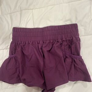 FP Movement by Free People Plum Athletic Shorts